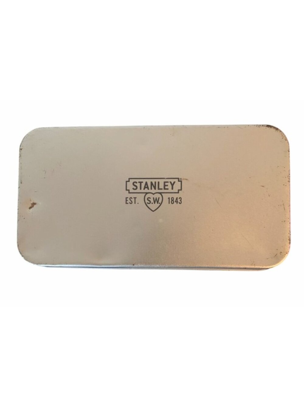 Stanley Glueless Patch Kit portable metal tin preowned